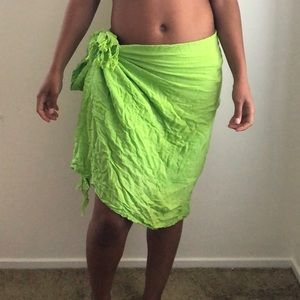 Lime green pareo